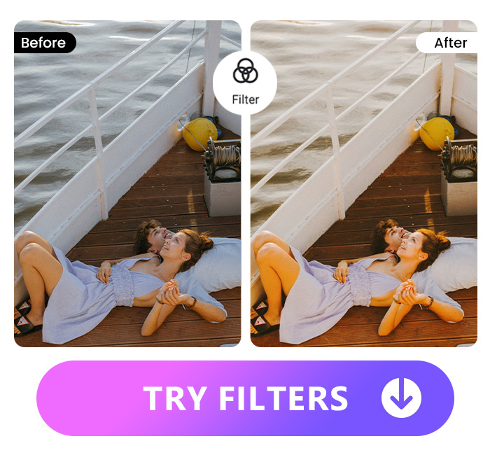 a couple photo applied with vintage filter of Vivid Glam